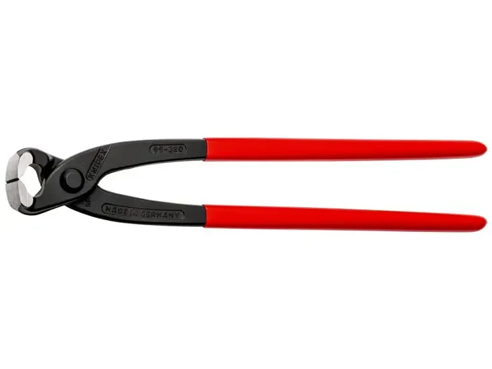 KNIPEX 99 01 220 Monierzange (Rabitz- oder Flechterzange) mit Kunststoff überzogen schwarz atramentiert 220 mm