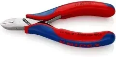 Knipex Elektronikseitenschneider L.115mm Form 0 Facette ja,kl.2K-Hülle