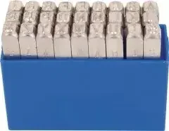 Kukko Schlagbuchstabensatz 331 27-tlg.Großbuchstaben A-Z Schrift-H.10mm in Ku.-Box