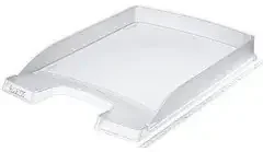 Leitz Briefablage Flach Plus 52370003 DIN A4 stapelbar PS frost