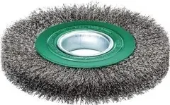 Lessmann Rundbürste D.150mm Drahtstärke 0,30mm VA gewellt 23-25mm 6000min-¹ 1