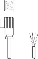 Leuze Anschlussleitung BK7 KB-092- 6000- 4
