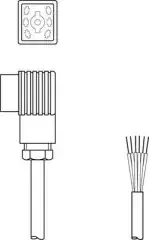 Leuze Anschlussleitung BK7 KB-092- 6000- 6