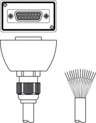 Leuze Anschlussleitung CB-D15E-50000S-11GF