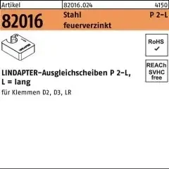 Lindapter Ausgleichscheibe R 82016 GTW 40 P2 M24/24,0 Stahl feuerverz. 1St.