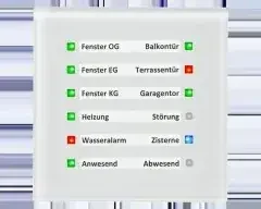 MDT technologies Glas LED Anzeige SCN-GLED1W.01