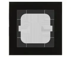 MDT technologies Glasrahmen 1-fach sw BE-GTR163S.01S