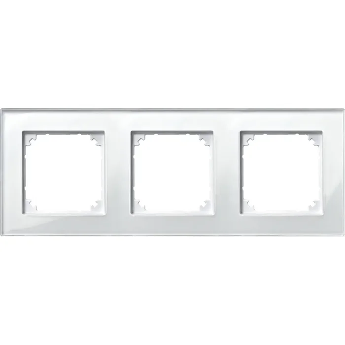 Merten Echtglasrahmen 3fach 489319