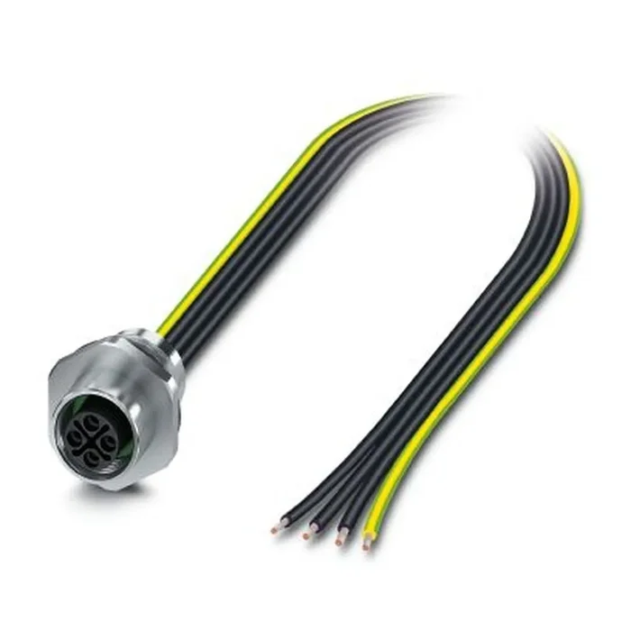 Phoenix Contact Einbausteckverbinder 1411605 Typ SACC-E-M12FSS-4P-M16XL/0,5 PE