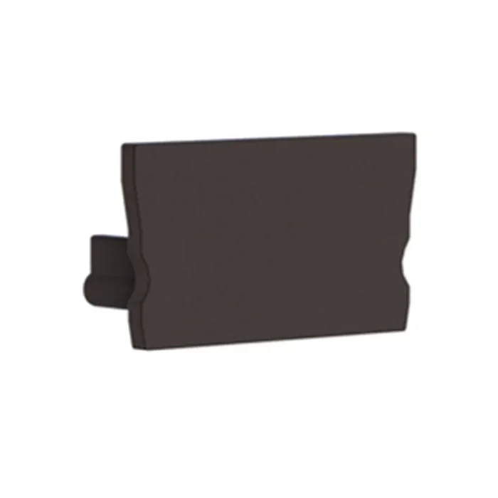 Radium Endkappe ZTPA2718 Typ ENDCAP PROFILE SMALL U FLAT BLACK
