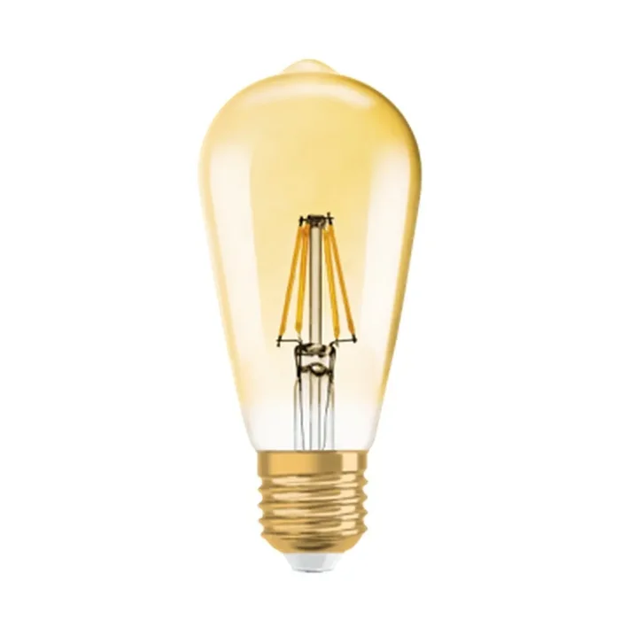 Radium LED Lampe 42819855 Typ RL-E22 824/C/E27 FIL Gold