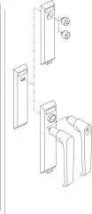 Schneider Electric Doppelbart-Einsatz NSYSTDCSX