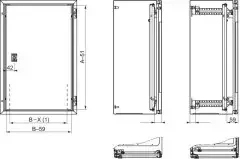 Schneider Electric Innentür NSYPIN108