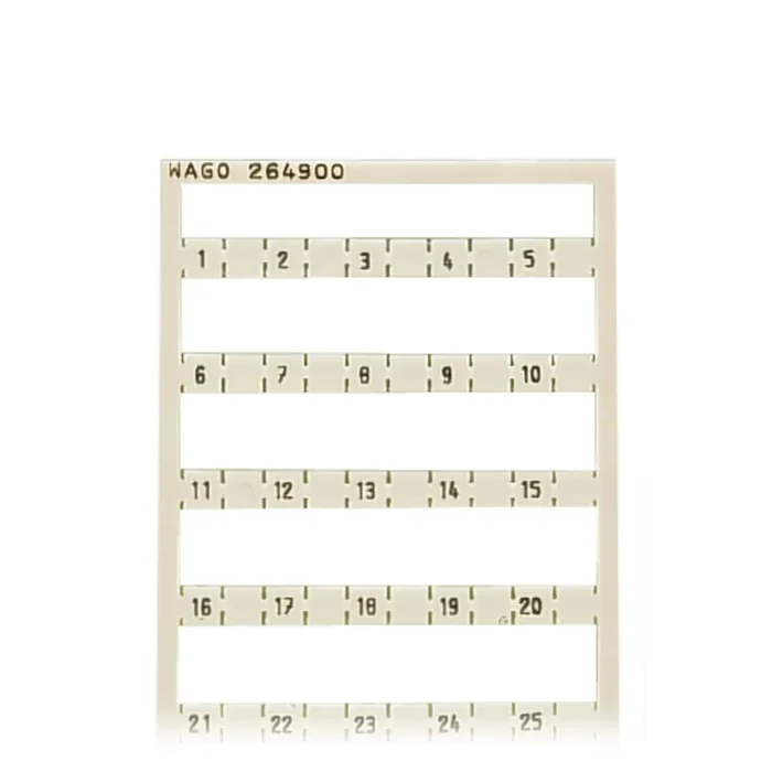 Wago Beschriftungsschild 264-900