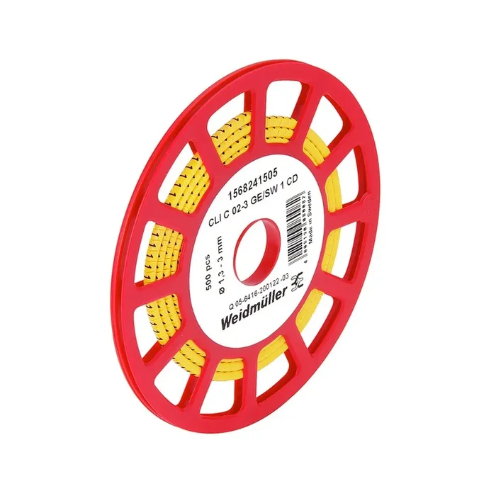 Weidmüller Kabelmarkierungssystem 1568241659 Typ CLI C 02-3 GE/SW L CD
