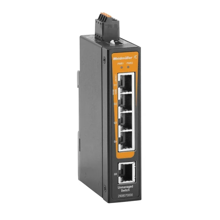 Weidmüller Netzwerk Switch 2908070000 Typ IE-SW-BLB-05-5GT