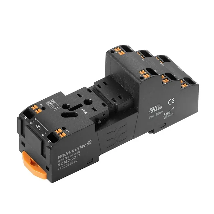 Weidmüller Relaissockel 7760056362 Typ SCM 2CO P
