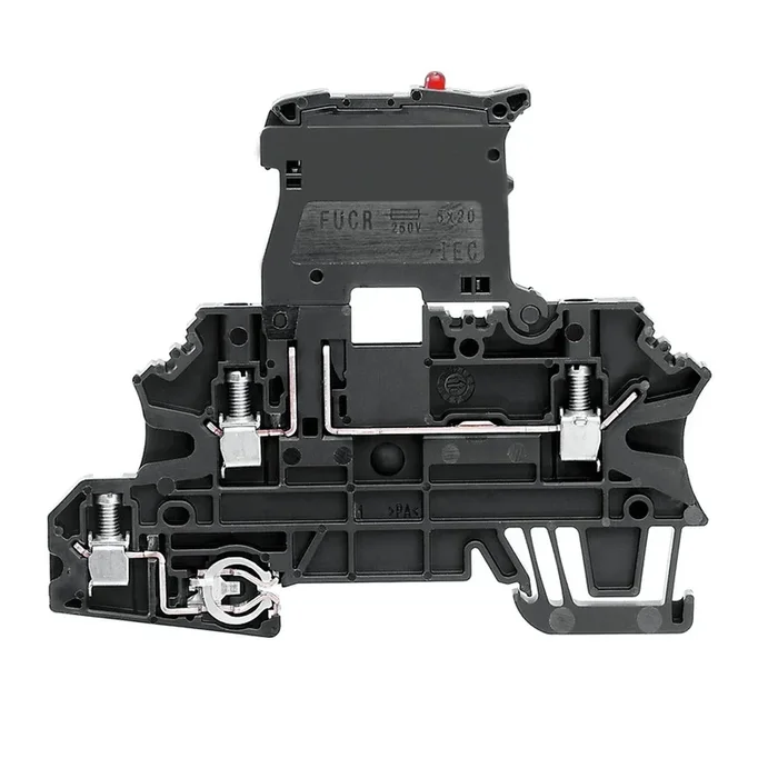 Weidmüller Sicherungs Reihenklemme 1163060000 Typ WMF 2.5 FU PE 30-70V SW