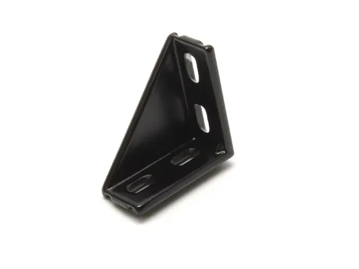 Winkel 20×40 I-Typ Nut 5 – schwarz pulverbeschichtet